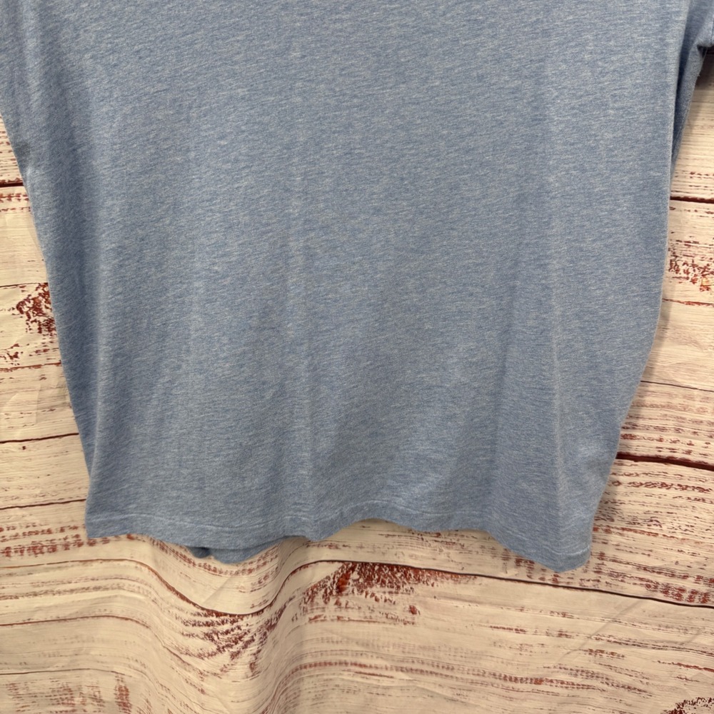 Polo Ralph Lauren Shirt Mens Medium Blue Crew Neck Short Sleeve Pony Logo Casual - Picture 5 of 10